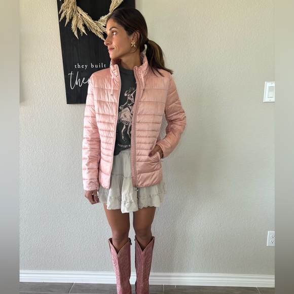 Tom Tailor Lightweight Pink Puffer Jacket - Picture 3 of 10